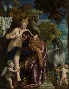Paolo  Veronese Mars and Venus United by Love Germany oil painting artist